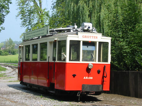 Photo du tram centenaire de Han